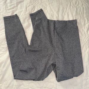 Women’s S Gray houndstooth pants | stretchy leggings